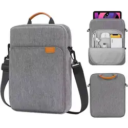 Premium Tablet Shoulder Sleeve Bag and Laptop Pouch Handbag Briefcase - 13inch (GRAY)