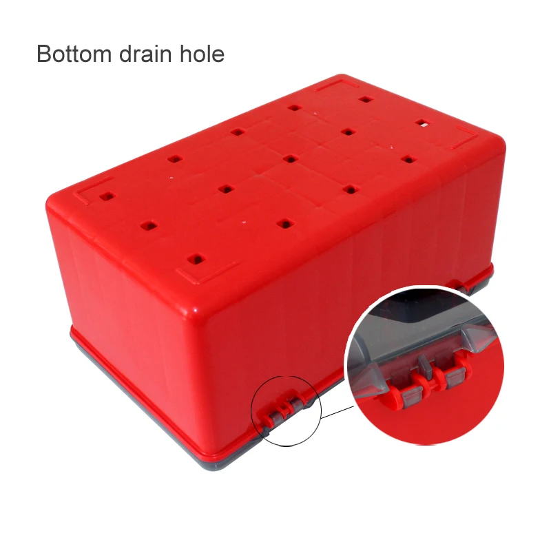 Fishing tackle box Squid jig organizer Webfoot octopus Egi Plastic storage box Minnow Hard bait container Sea tool case
