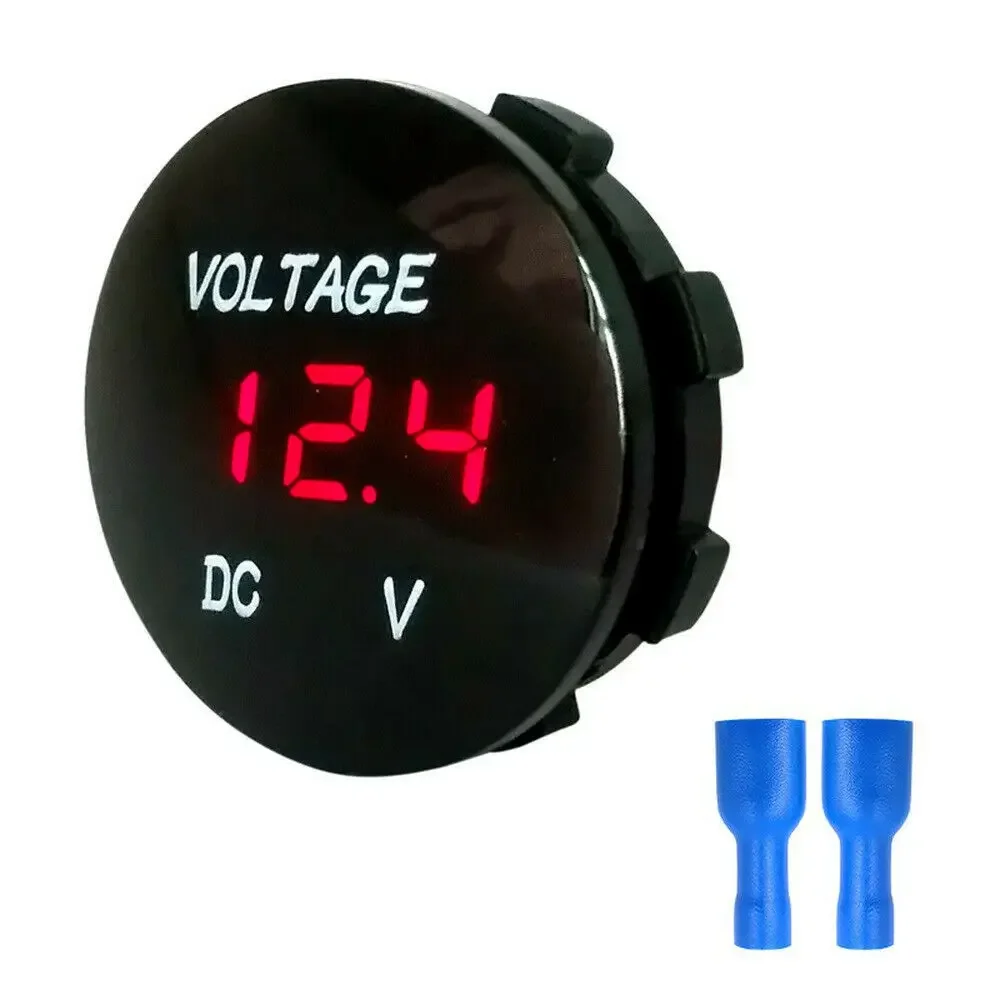 Digital Voltmeter Mini Waterproof Car Display 12-24V LED Digital Voltmeter Tester Car Display