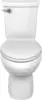 ptimum Two piece Toilet with Toilet Seat and Wax Ring Elongated Front Chair Height White Modern toilet with multifunctional use 5