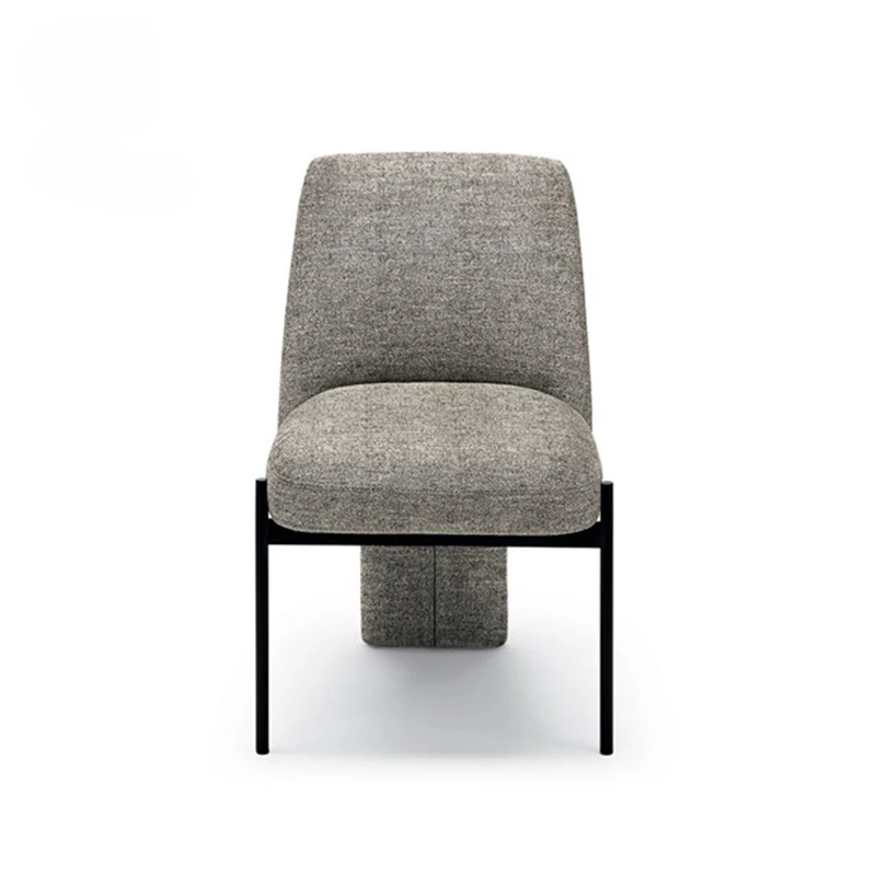 

Italian Light Luxury Dining Chair Home Designer Nordic Study Chair Minimalist Dining Table Luxury Negotiation Table Armless Chai