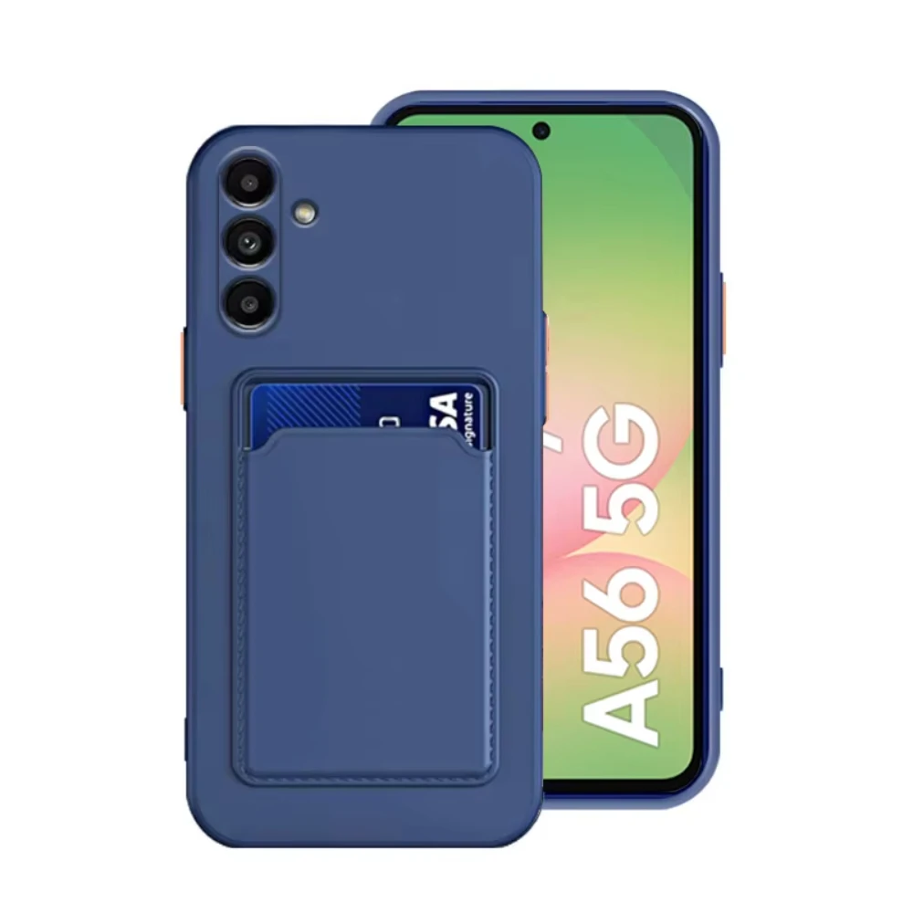 Silicone Wallet Card Holder Phone Case Cover