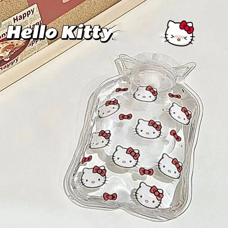 

Sanrio Kawaii Hellokitty Anime Clear Hot Water Bag Cute Cartoon Portable Winter Dormitory Hand Warmer Essential Y2K Kids Toys