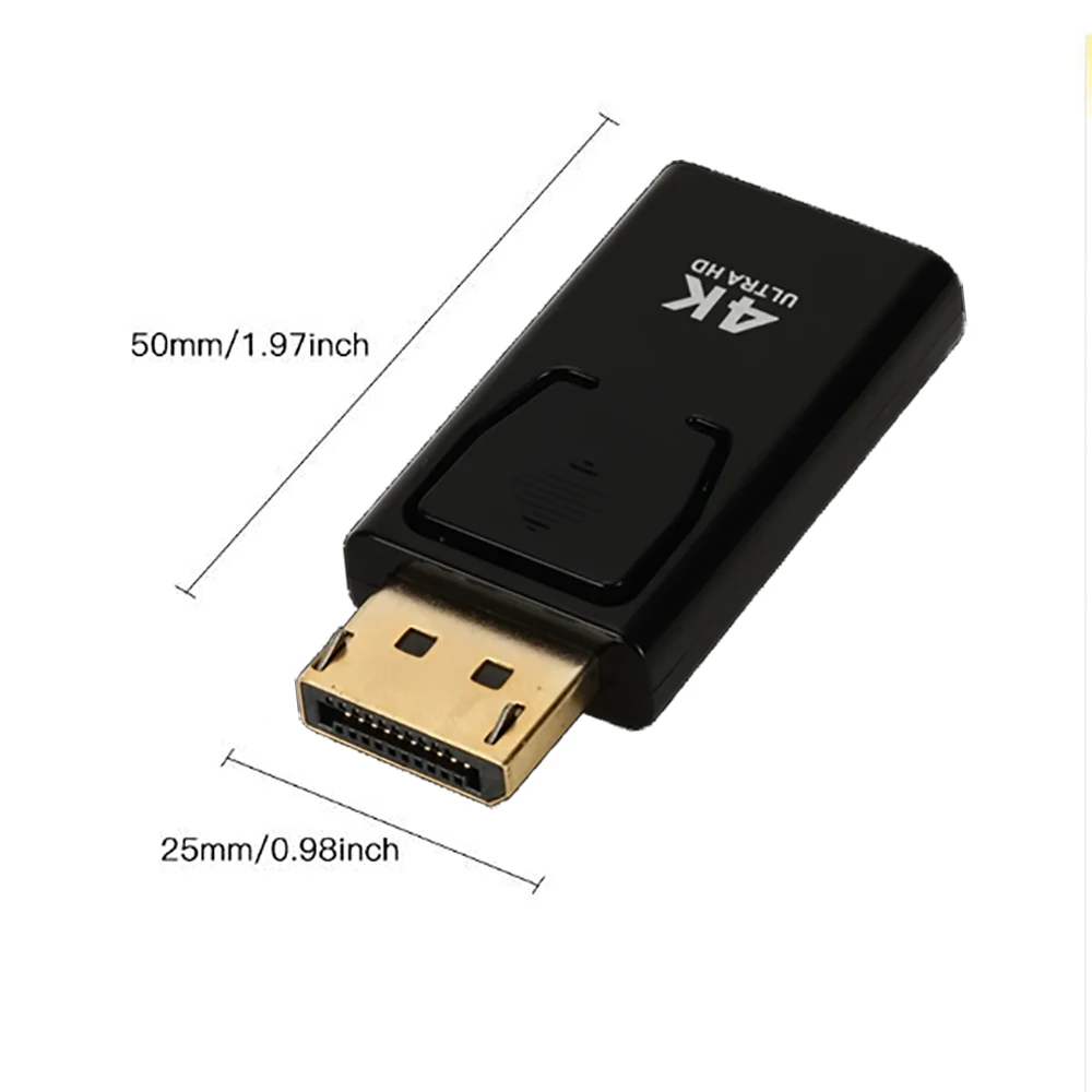 Premium 4K HDMI to DisplayPort Converter with Audio-Visual Support