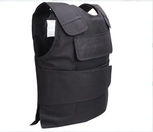 Concealable Bulletproof Vest Police Body Armor NIJ IIIA Protection