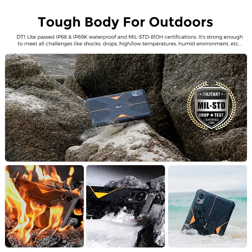 FOSSiBOT DT1 Lite 10.4-inch Rugged Tablet MT8788 Octa-core 2.0GHz