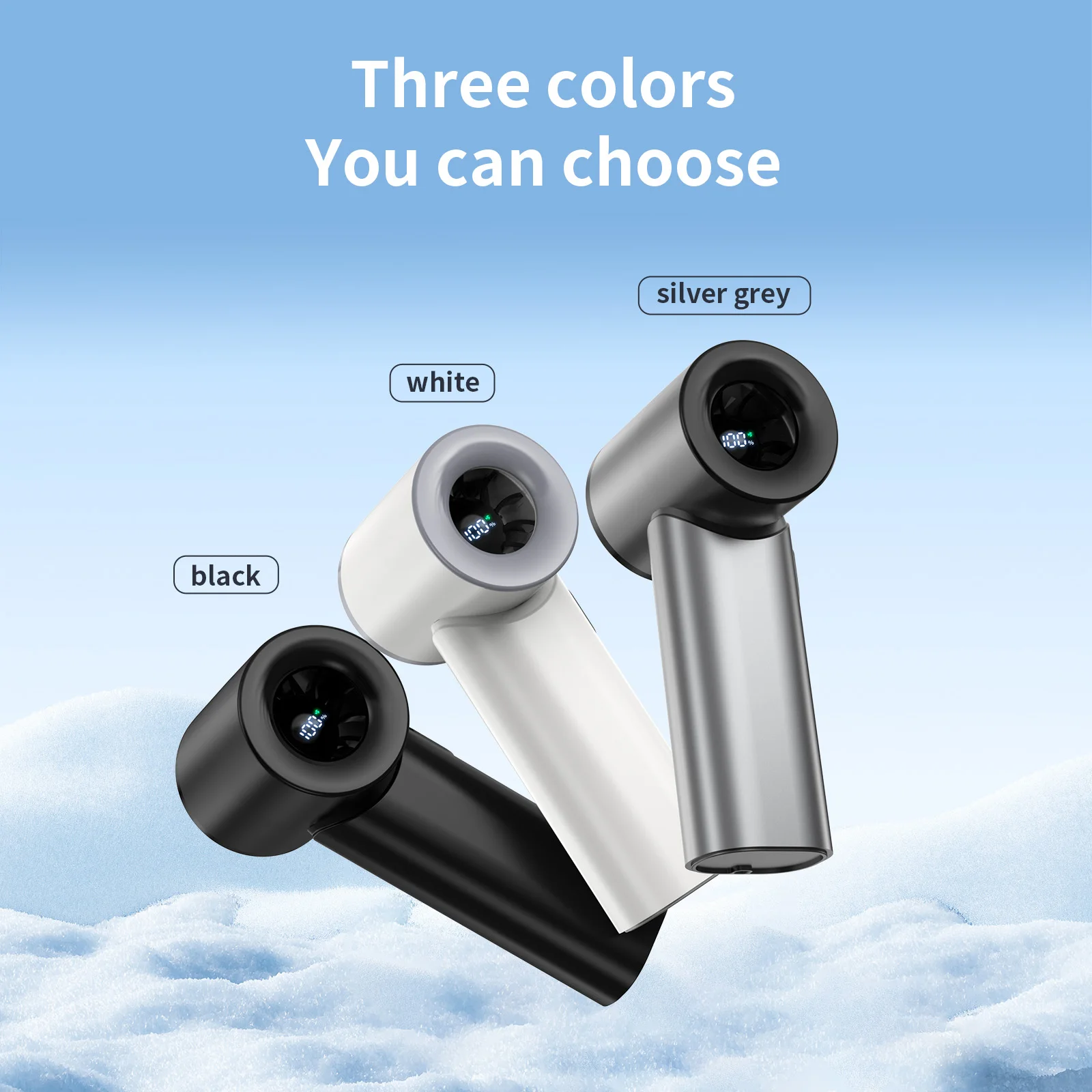 Rechargeable Handheld Fan, Stylish Design, Portable High Speed Fan - Small and Powerful for Outdoor Sports, Travel, Camping