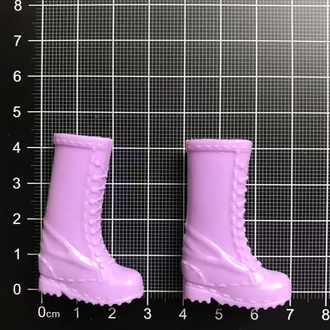 Weibliche Puppenstiefel im Maßstab 1:6 – DIY-Puppendekorationszubehör in den Farben Weiß, Schwarz, Gold, Braun, Beige, zum Sammeln von Puppenteilen – Detail 20
