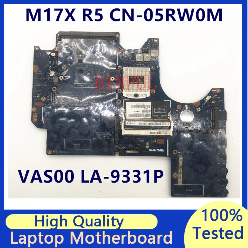 

CN-05RW0M 05RW0M 5RW0M Mainboard For Dell M17X R5 VAS00 LA-9331P Laptop Motherboard 100% Full Tested Working Well