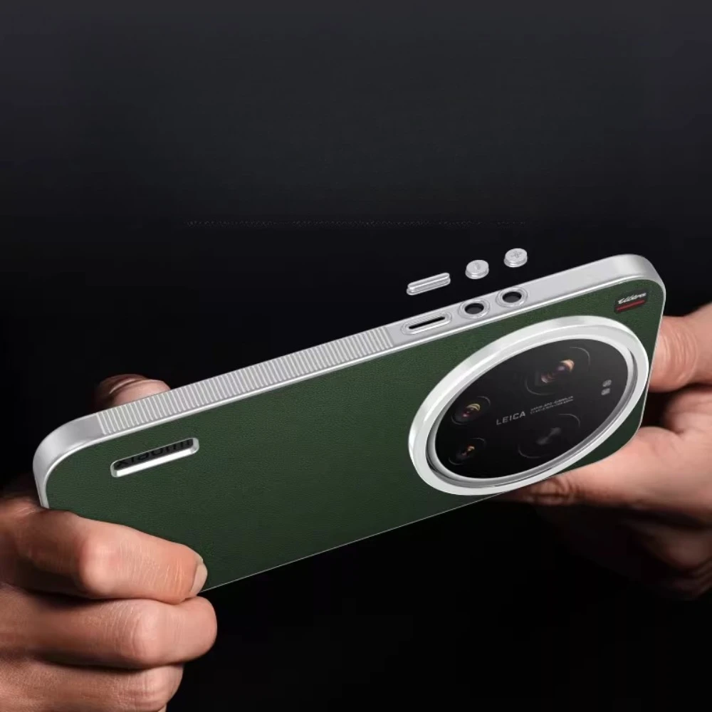 Luxury Leather Anti-Fall Protective Phone Case - Shockproof Bumper Design