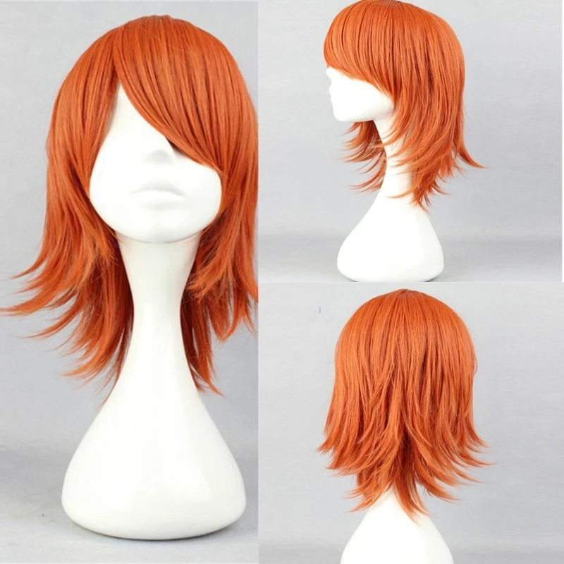 

Women's Long Wavy Orange Hair Piece Halloween Cosplay Wigs Cosplay Hairpiece Perfect for Costume Parties