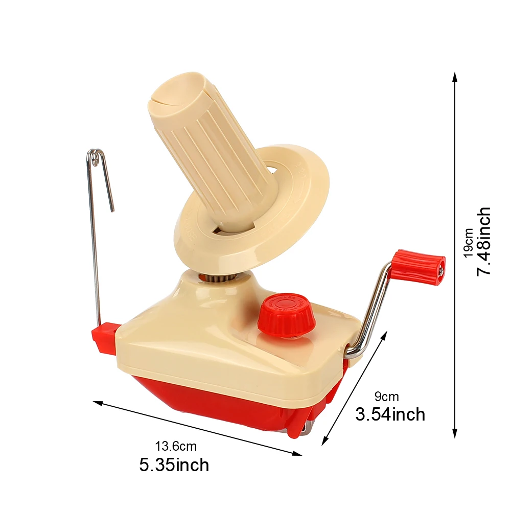 Manual Handheld Fiber Wool for DIY Sewing Making String Ball Hand Operated Yarn Winder Thread Skein Cable Winder Machine 6