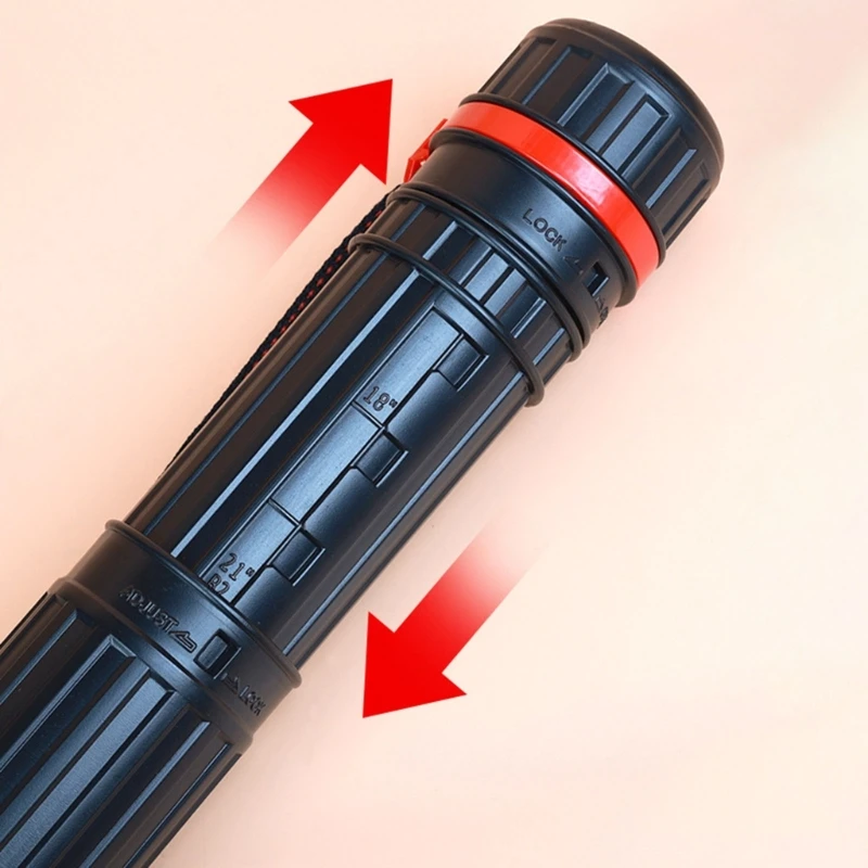 Telescoping Poster Tube Extendable Poster Tube with Strap Telescoping Art Transport for Document Drawing art transport tube