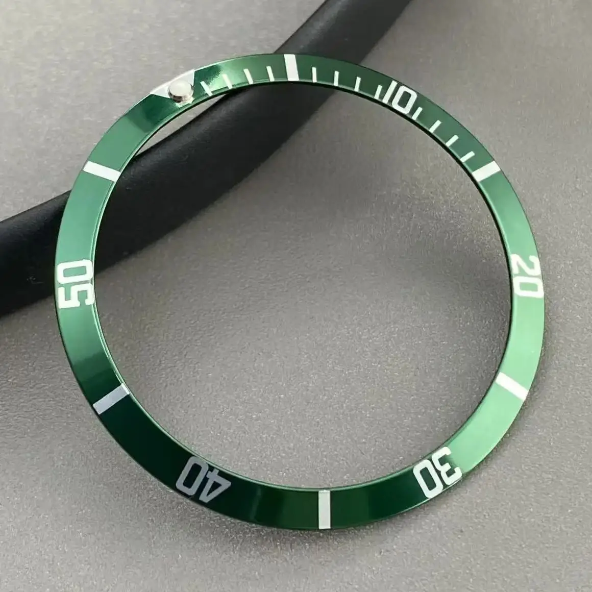 Vintage 36.5mm Aluminum Bezel Insert for 40mm Men's Watch Cases