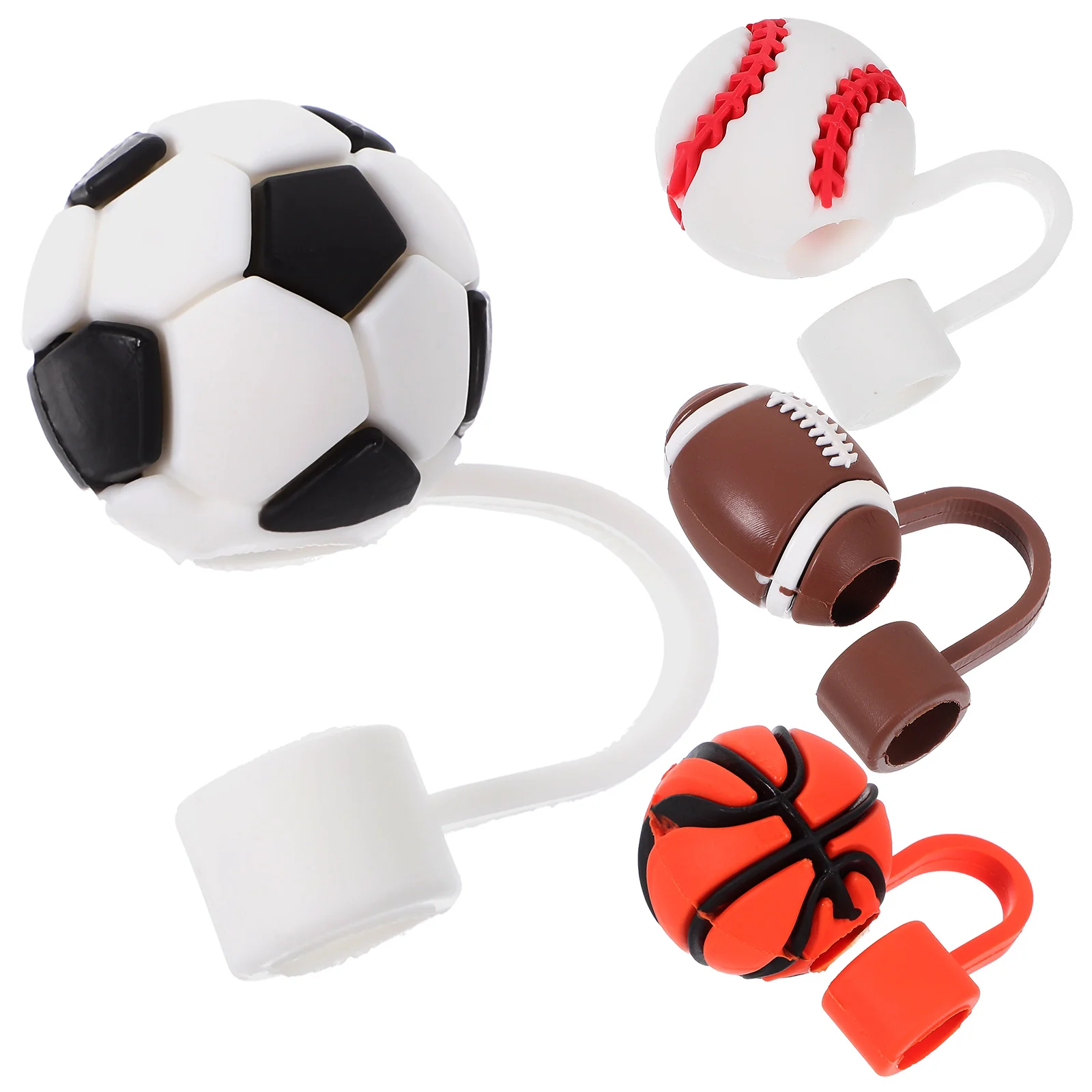 

4pcs Silicone Straw Covers Straw Covers Straws Tips Covers Protective Cover Straws Covers