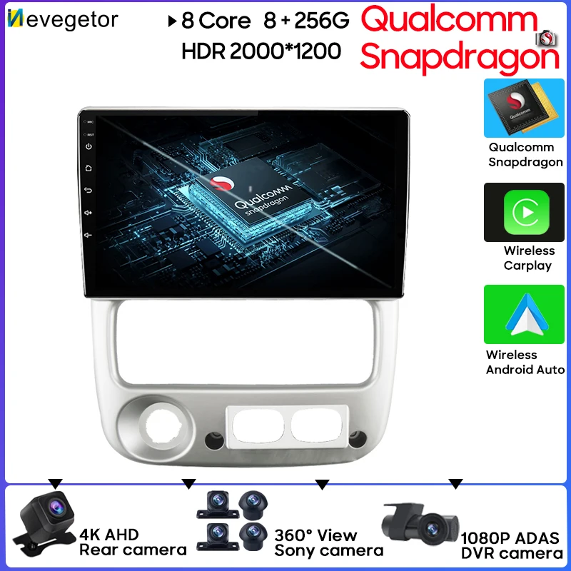 

Qualcomm Snapdragon Android 13 8 Core Touch Screen For Kia Rio Qianlima 2004-2006 No 2din DVD Car Radio Player Wifi 4G Bluetooth