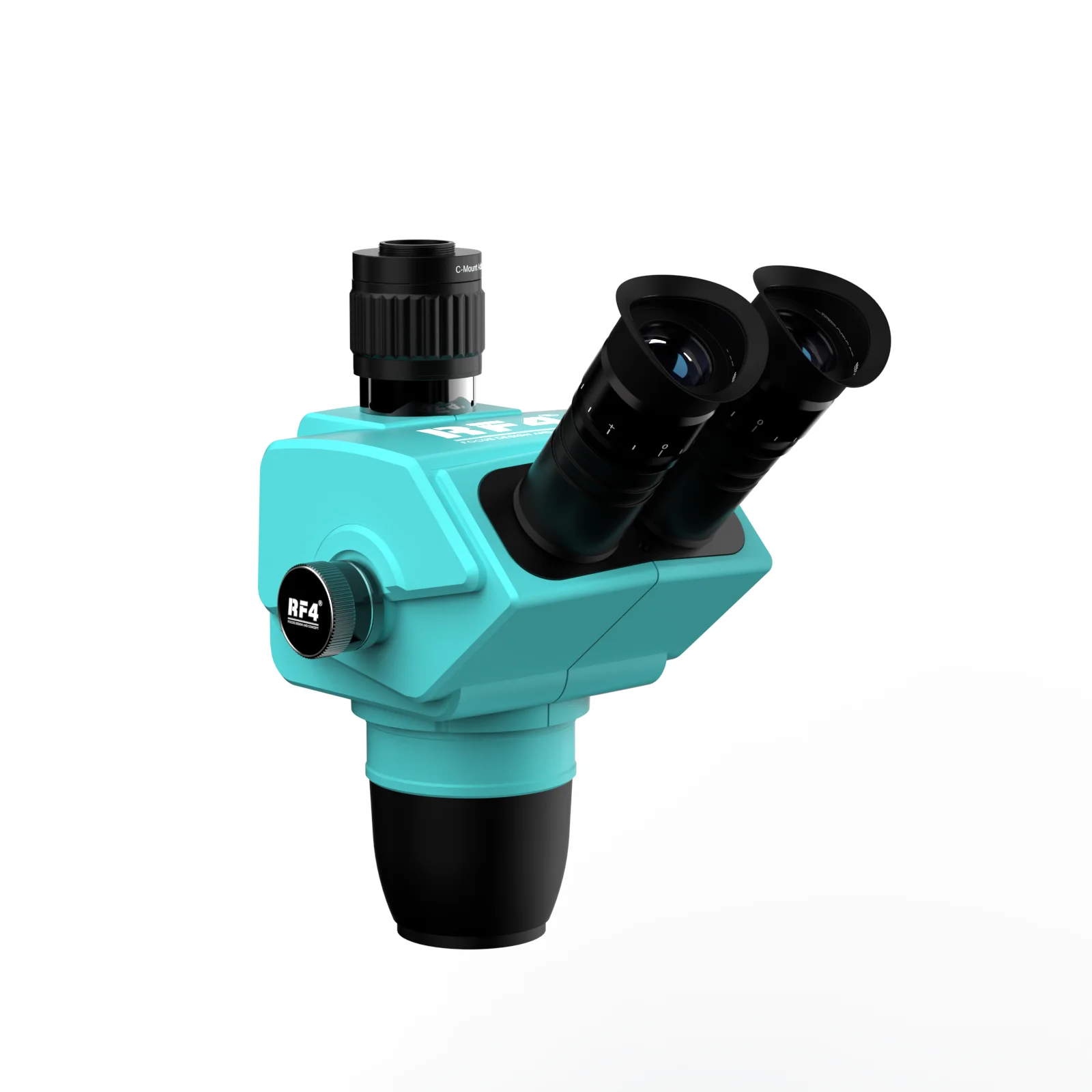 RF4 New Trinocular  Microscope Head 6.5-65X Simul Focal Continuous Zoom Stereo Microscope WF10X/23mm Eyepiece  Phone PCB Solderi 5
