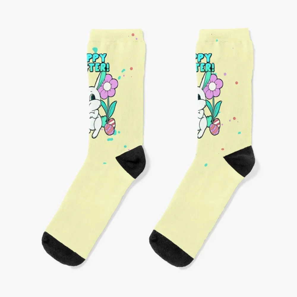 

Happy Easter bunny Socks Lots Toe sports ankle Men's Socks Women's