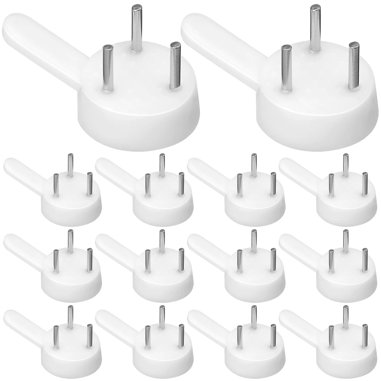 

100 Invisible Hardwall Hooks, Non- Trace Wall Picture Hook, Seamless Nail Hanger for, Fasteners& Hooks Wall Mount Non- Mark