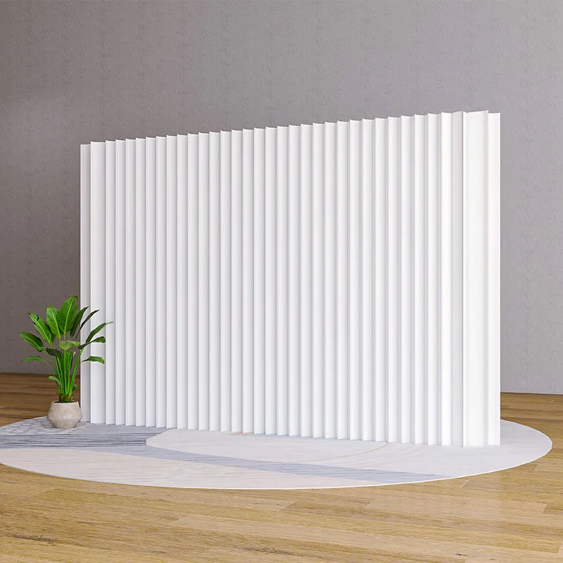 Description Picture 5 of item2M 3M Customizable Home Decor White Folding Organ Paper Wall Removable Screens & Room Dividers For Office Porch Partition