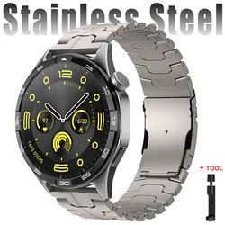 Luxury Titanium Watchband Bracelet, 22mm Strap - 22mm (Titanium - Steel)