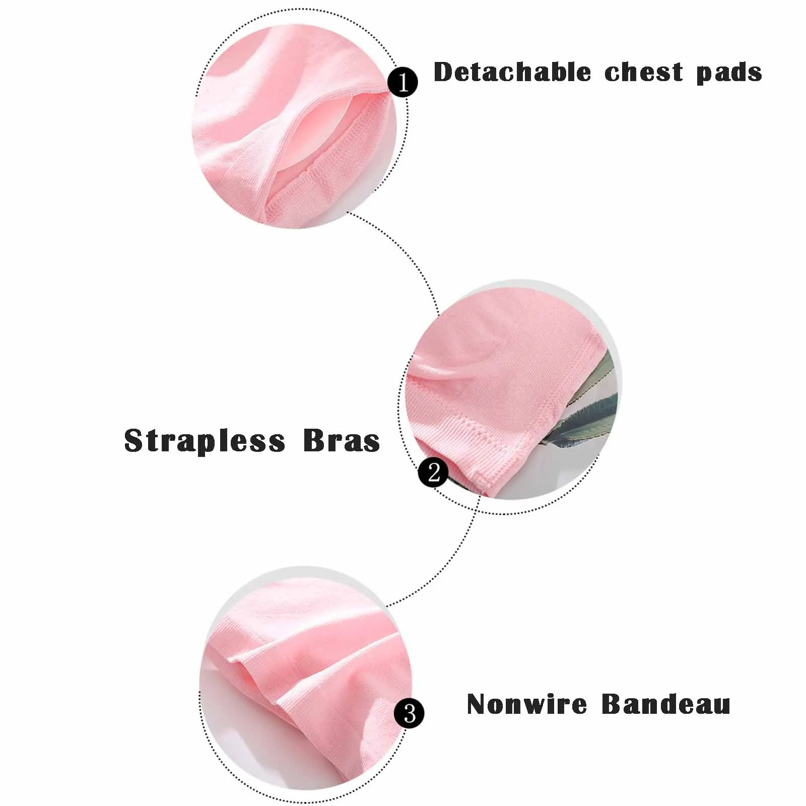 Women Lingerie Bra Summer Breathable Mesh Tube Invisible Strapless Crop Top