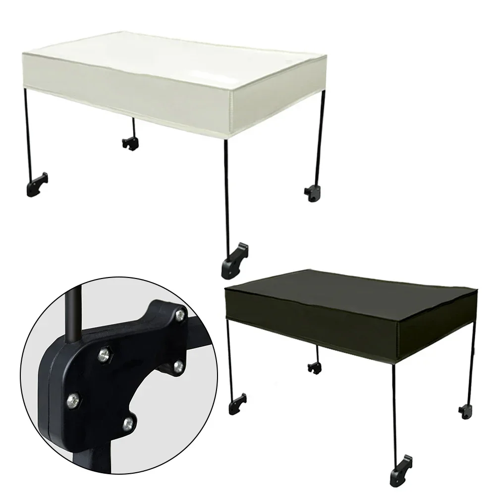 New Awning Canopy For 5/8 Inch For Garden Wagon Attachment Sun Shade Cover Trolley Cart Shelter Porch Front Rain Roof Gazebo