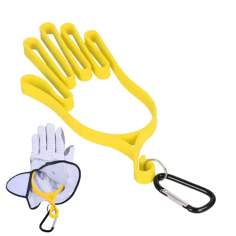 Golf Gloves Holder Sports Golfer Tool Gear Rack Dryer Hanger Stretcher Shaper Accessories With Buckles
