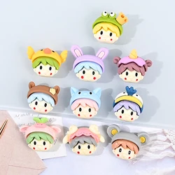 Cartoon Mini Magnet Refrigerator Decor Set - Animal & Food Christmas Theme (J   10 Pack)