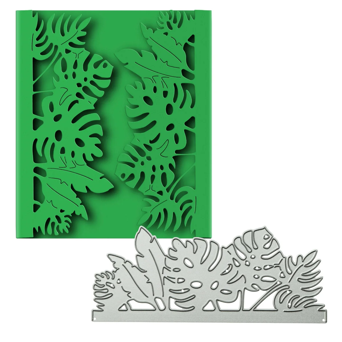 

For Scrapbooking Metal Cutting Die Turtle Leaf Punch Cut Stencil Paper Card Border Cover Handmade Greeting Card Decorating