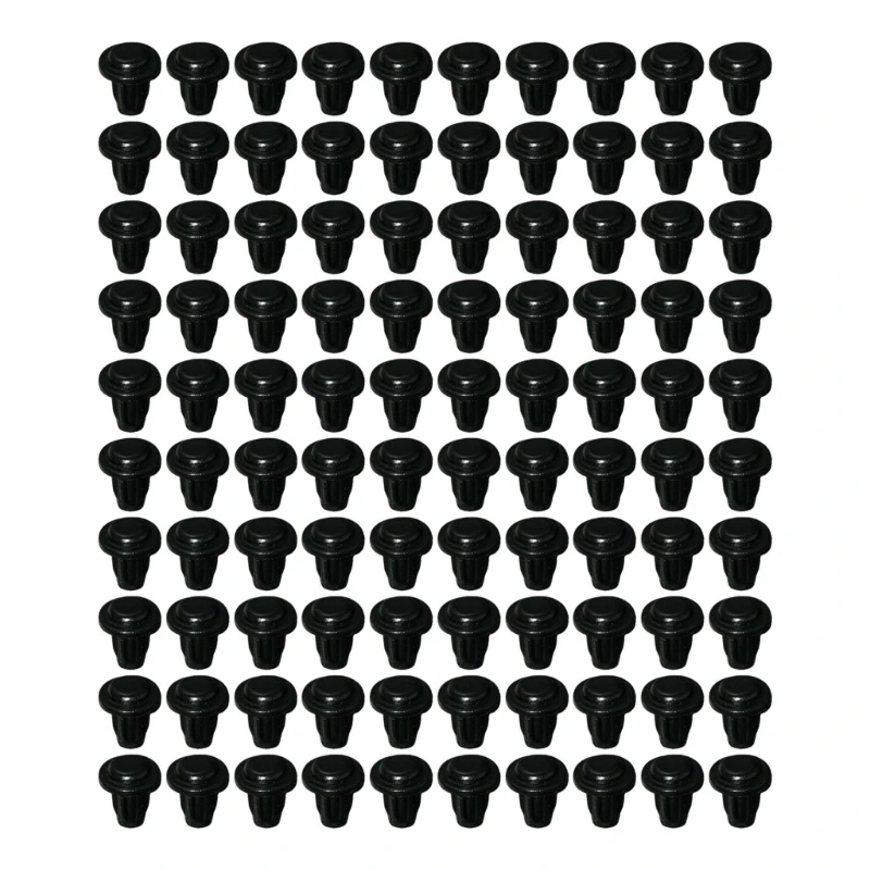 100Pcs Anticollision Embedded Cabinet Door Bumper Nonslip Silicone Foot Pad Hole Plugs Fasteners Furniture Accessories