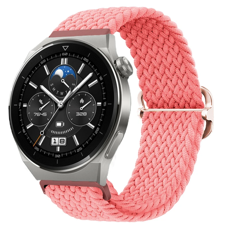 Braided Nylon Loop Smartwatch Strap - Universal Fit, 20/22mm