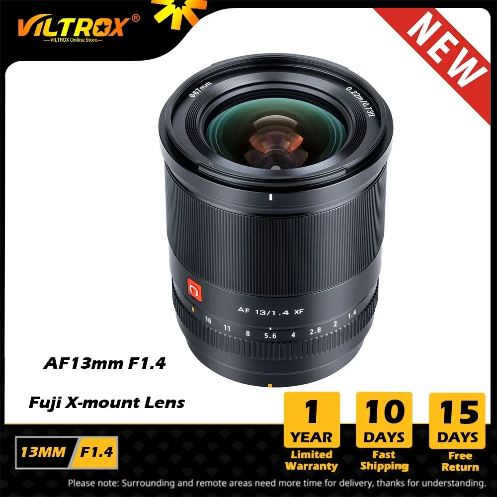 

Viltrox 23 мм 33 мм 56 мм 13 мм F1.4 Fuji X Автофокус ультра широкоугольный объектив фотообъектив для Fujifilm Fuji XF Mount X-T4 объектив камеры