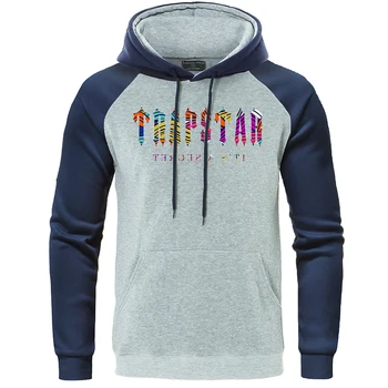 Trapstar London Casual Men Hoodie Autumn O-Neck Raglan Hoodies Personality Comfortable Pullover Soft Fleece Hooded For Male 4