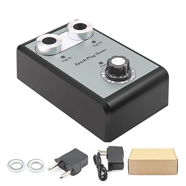 Car Spark Plug Tester - 5 Holes, Adjustable, Ignition Analyzer Detector For 12V Vehicles
