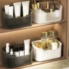 WORTHBUY Makeup Organizer Box Mirror Cabinet Plastic Cosmetics Storage Box Multifunctional Large Capacity Skincare Storage Case 1