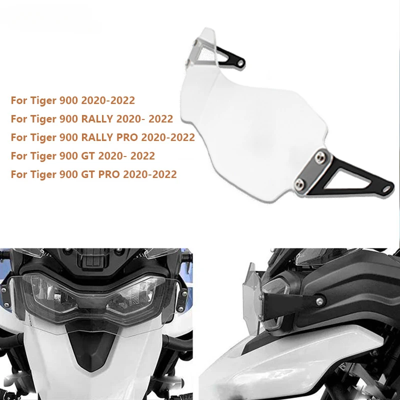 

Motorcycle Front Headlight Guard Lens Cover Protection For Tiger 900 RALLY PRO GT PRO 2020 2021 2022
