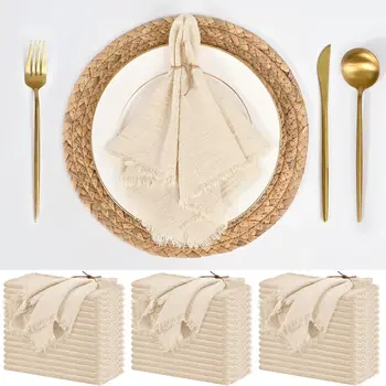 Fringe Cotton Napkin Set 1