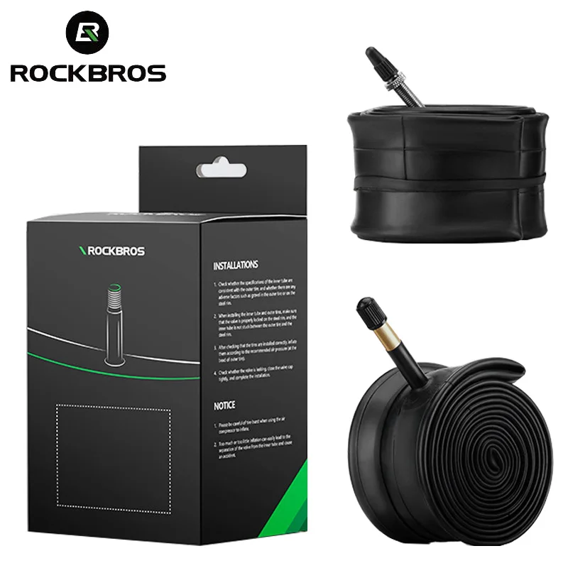 ROCKBROS Bicycle Inner Tube FV/AV Valve 26/27.5 MTB Tires 700C Road