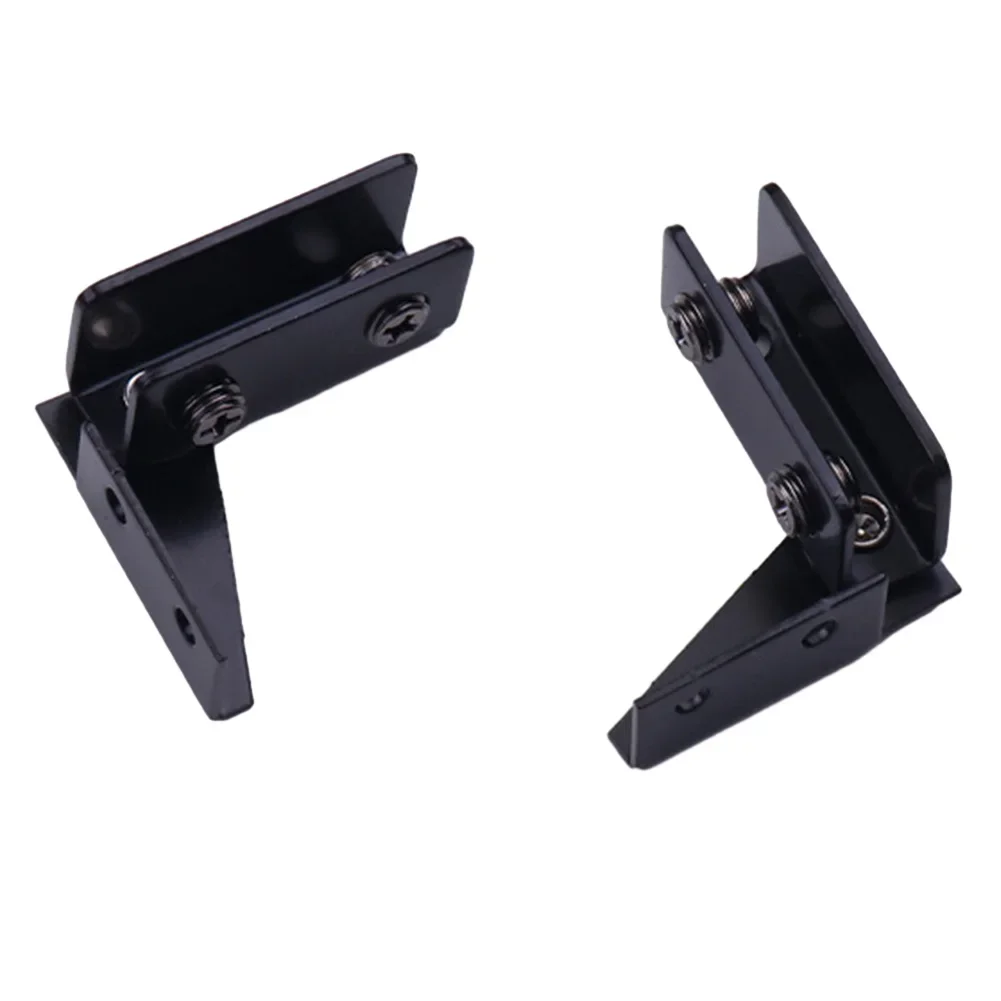 Practical Glass Hinges Magnetic Kitchen Shelves Replacement Stainless Steel 43.5x40mm Accessories Door Hardware