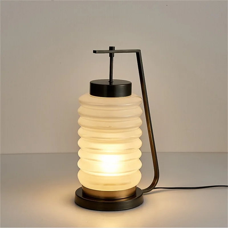 

TEMAR Chinese Style Table Lamp Modern Simple Creative Glass Desk Light LED Home Decorative Study Bedroom