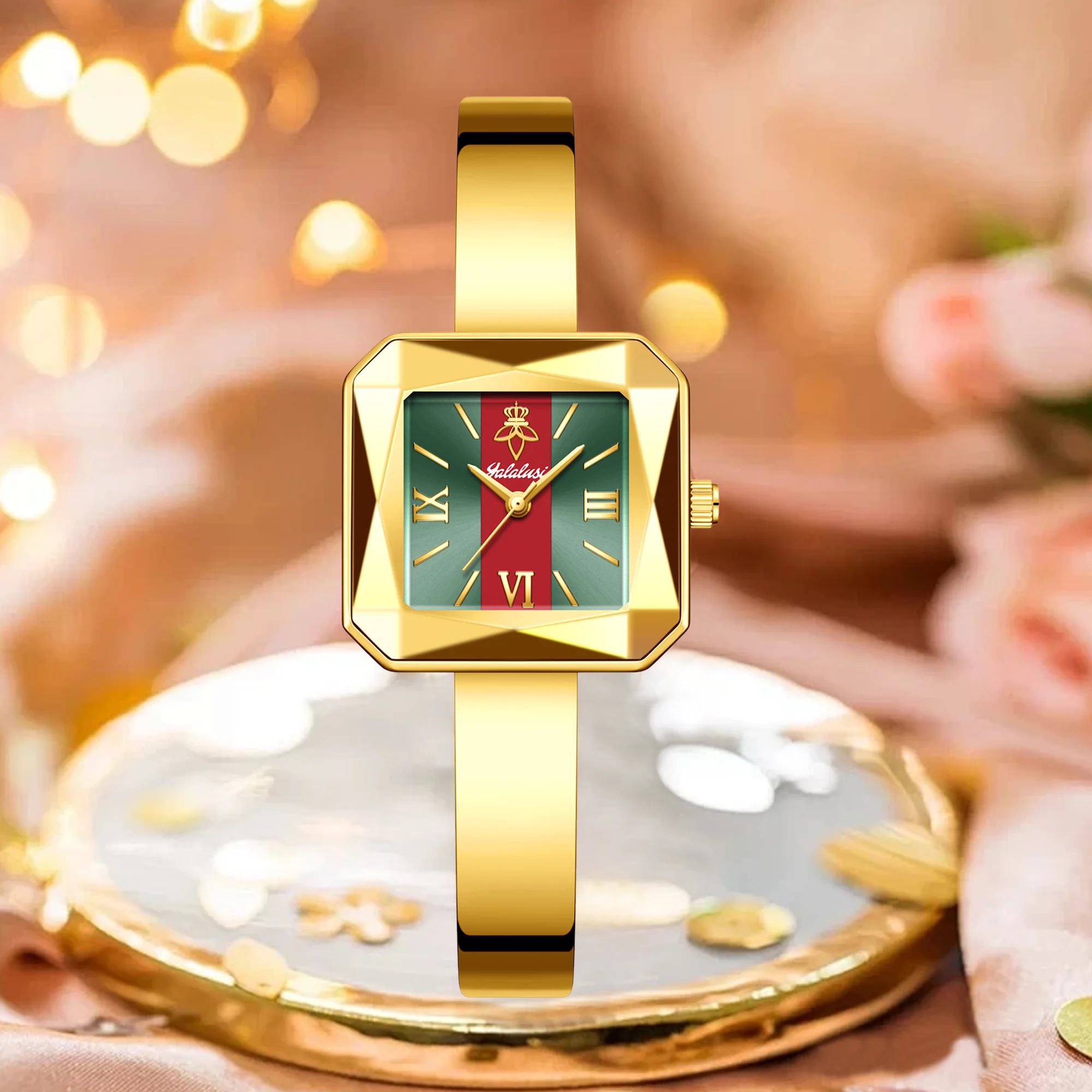 YaLaLuSi موضة جديدة ساعة كوارتز نسائية رائجة البيع...