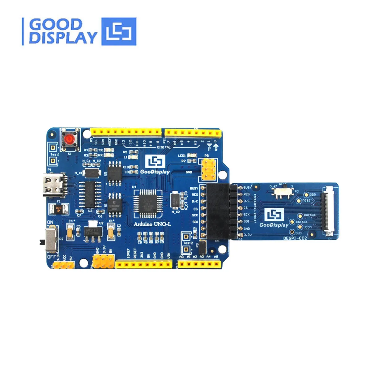 E-paper Placa de Condução Tipo-c Interface Epd Módulo Dearduino-l C02
