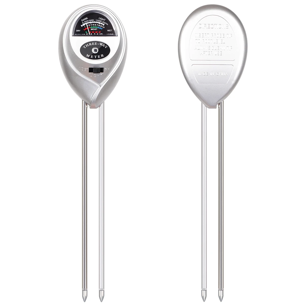 3 in 1 Soil Detector Humidity Sunlight PH Meter