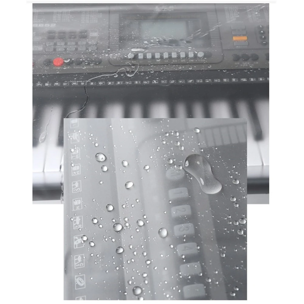 Transparent617688KeysPianoKeyboardCoversWaterproofDustProof