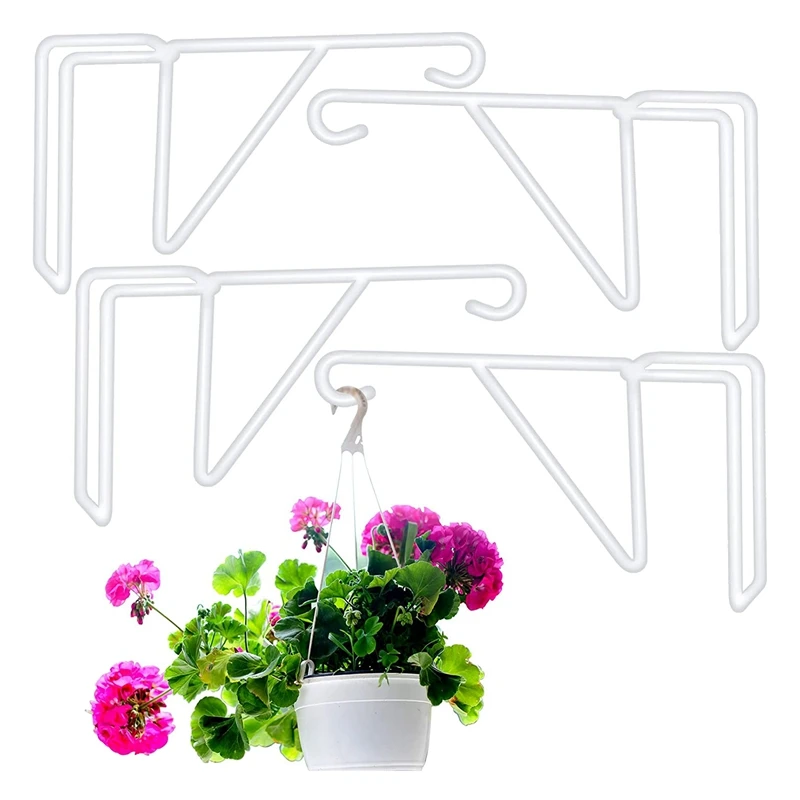 

Виниловые крючки для забора-5X10 дюймов, крючки для забора, прочные крючки для забора, для подвешивания растений, кормушки для птиц, белые