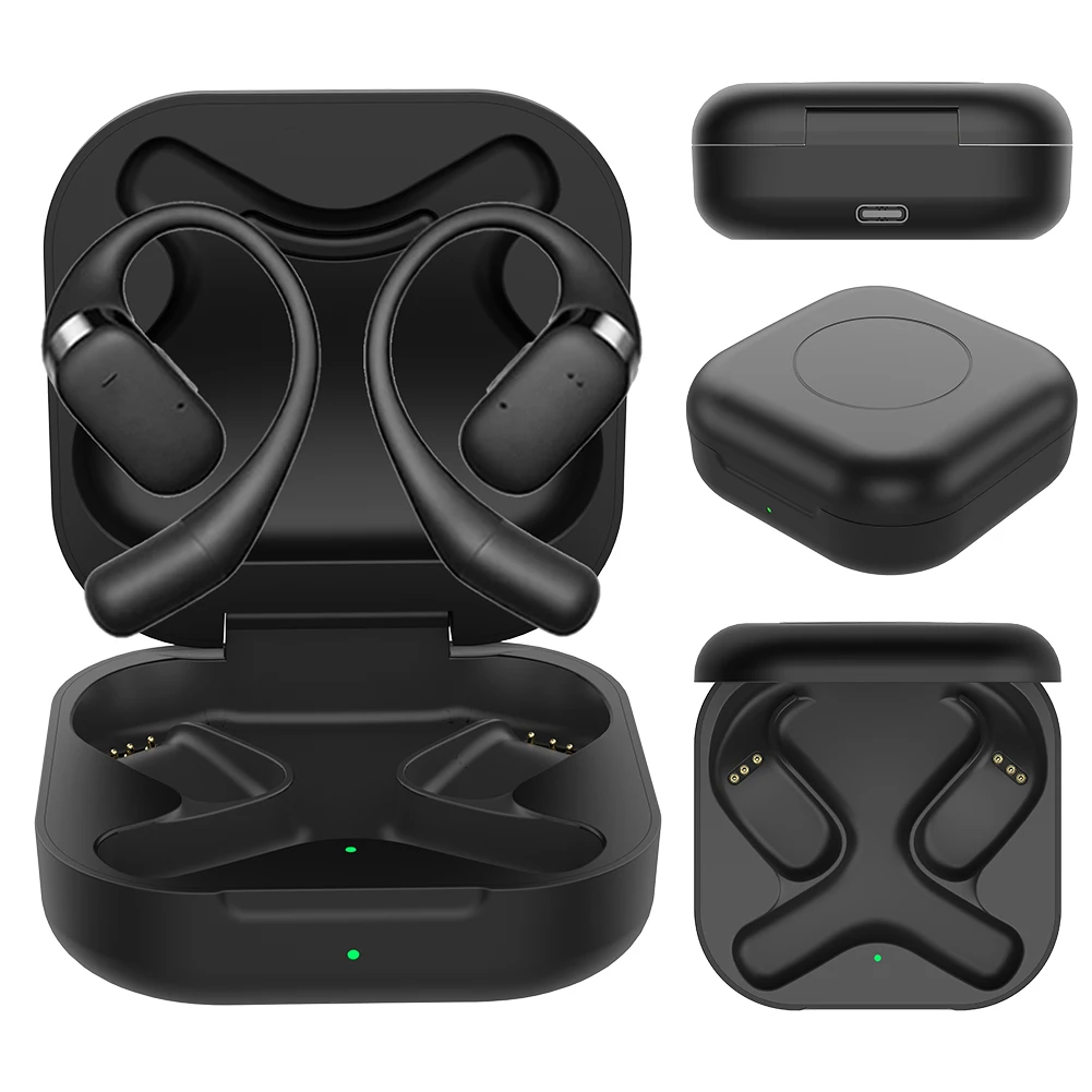 High-Capacity 600mAh Charging Case for Wireless Open-Ear Headphones
