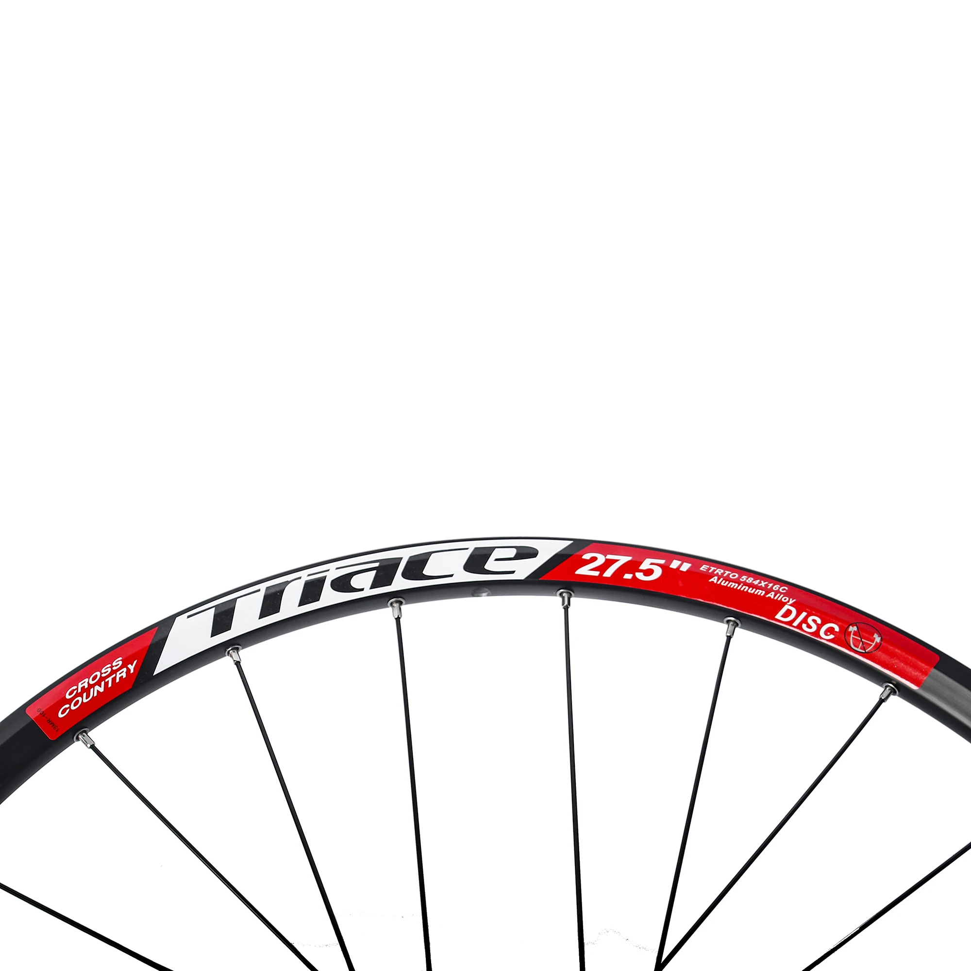 TRIACE Mountain Bike Disc Brake, 4 Bearings, 24H Straight Pull Bike Accessories, Card Type Bicycle Wheel, MTB, 8-11Speed