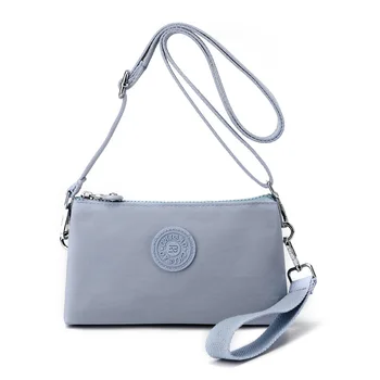 Borsa a tracolla da donna Fornitura transfrontaliera in tessuto di nylon Mini borsa a tracolla per il tempo libero Borsa da tasca femminile Han ricamata da donna