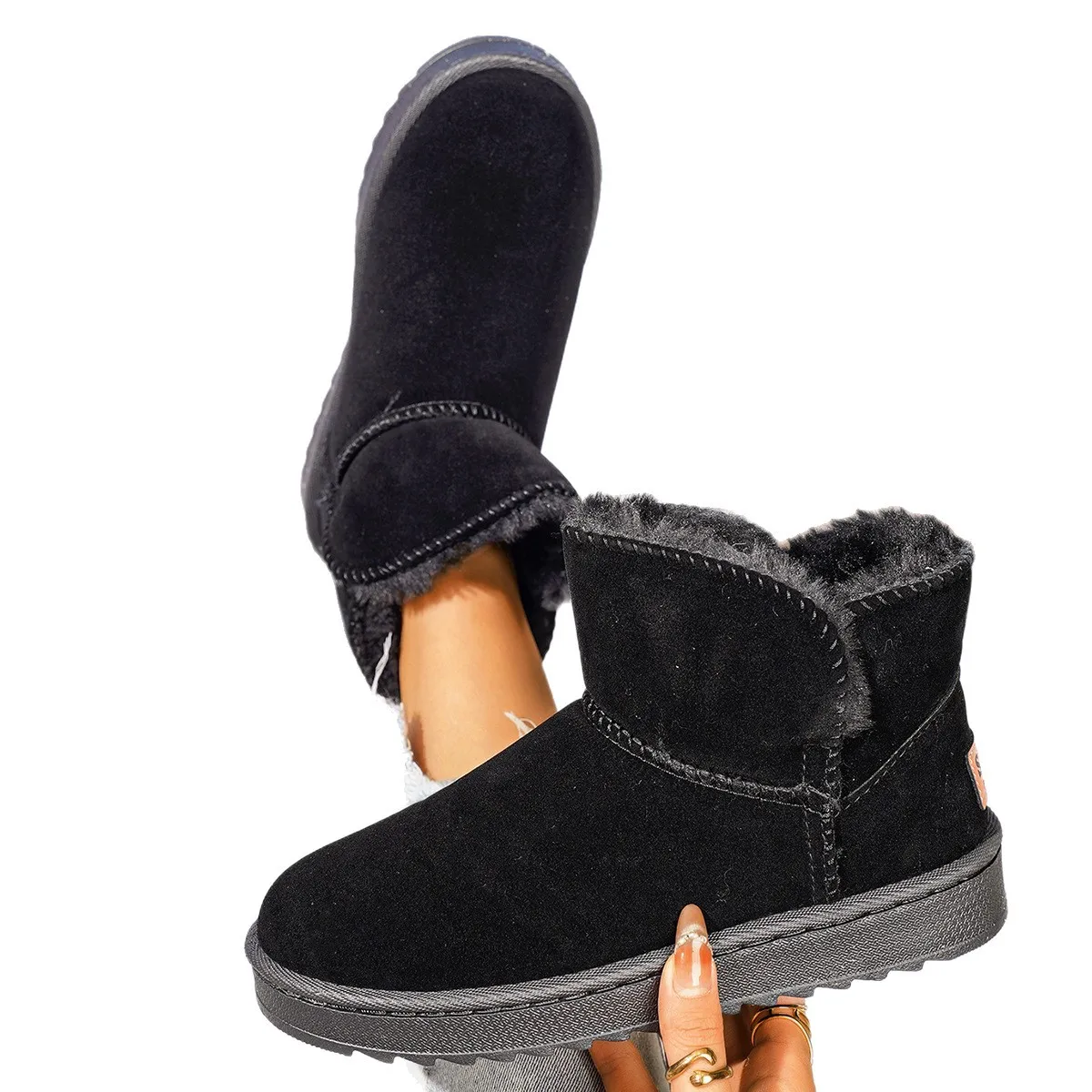 High Quality Non Slip Ankle Boots Warm Shoes 2025 New Men's Winter Boots Outdoor Waterproof Winter Shoes for Woman's Snow Boots